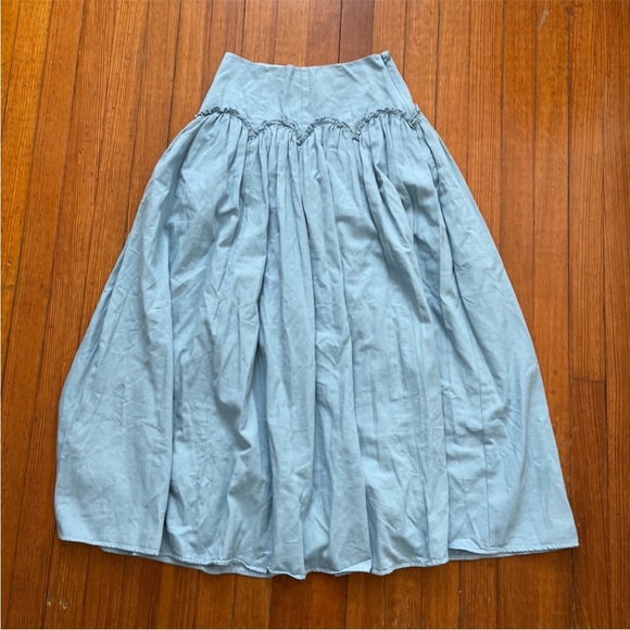 NWT Mare Mare Anthropologie basque waist skirt XS - Picture 5 of 7